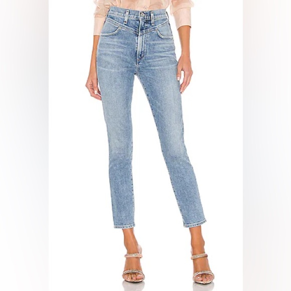 Citizens of humanity Mia Front Yoke Slim Straight Jeans Classic closet staple 26